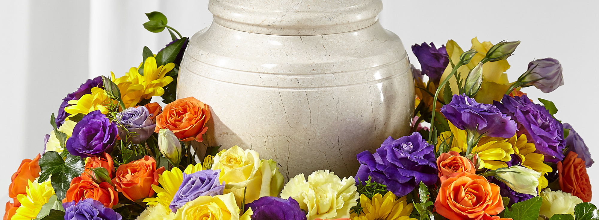 Beautiful Flowers for Funeral Urns