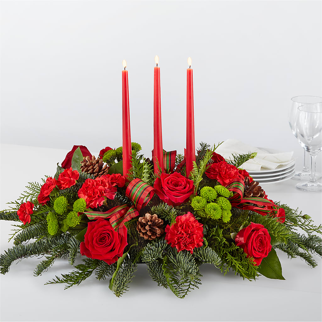 By the Candlelight Centerpiece – Seminole Flower Shop Inc, Sanford FL