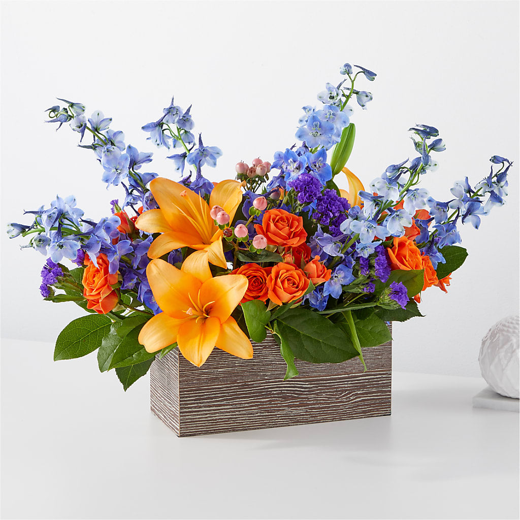 Radiant Citrus Box Bouquet – Seminole Flower Shop Inc, Sanford FL