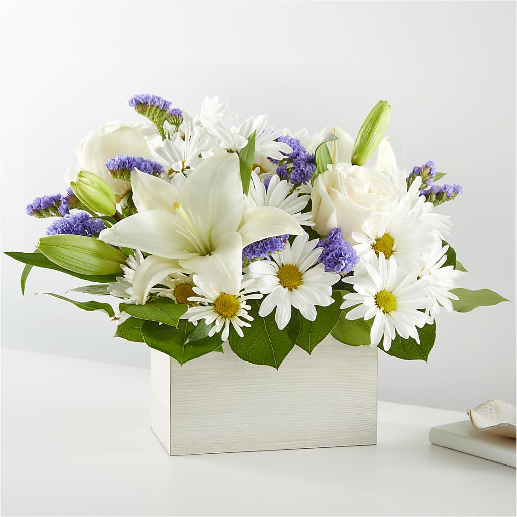 Beyond Blue Box Bouquet – Seminole Flower Shop Inc, Sanford FL