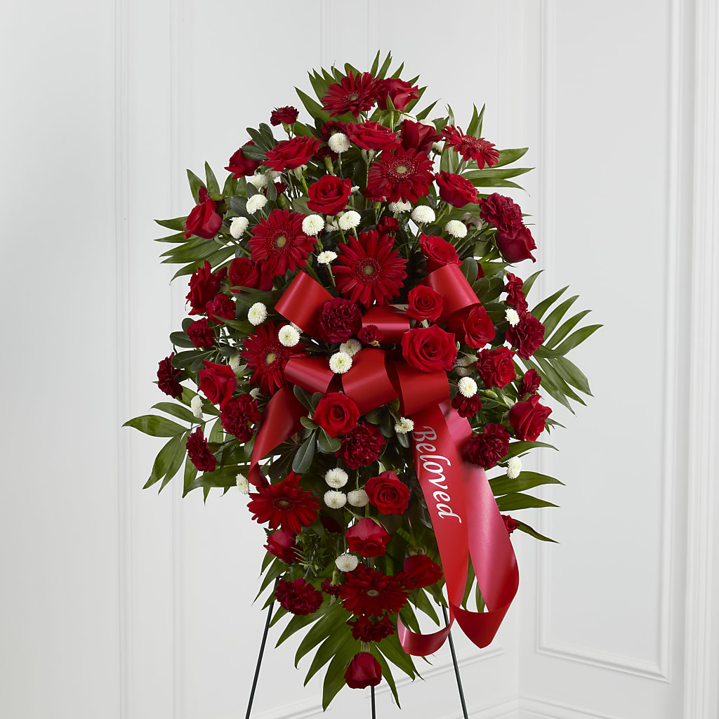 Treasured Memories Standing Spray – Seminole Flower Shop Inc, Sanford FL