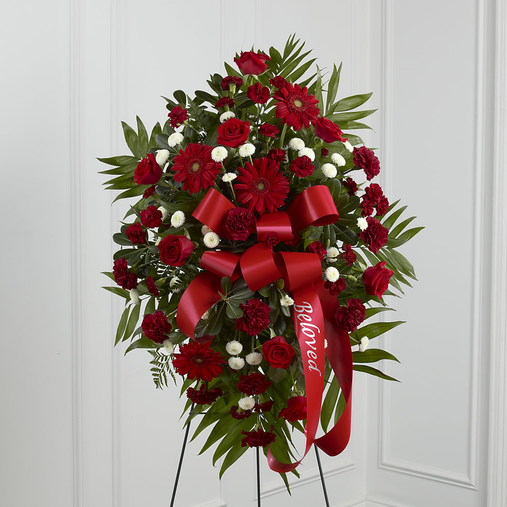 Treasured Memories Standing Spray – Seminole Flower Shop Inc, Sanford FL