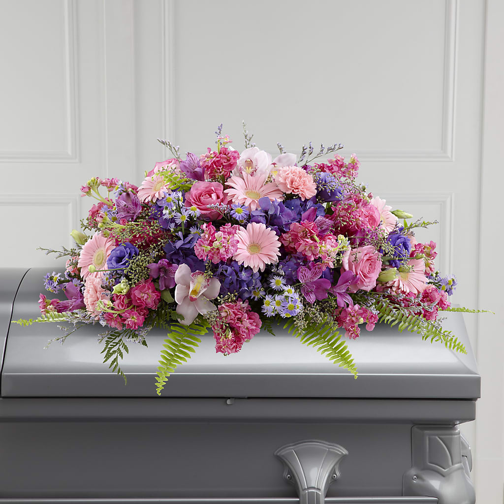 Glorious Garden Casket Spray – Seminole Flower Shop Inc, Sanford FL