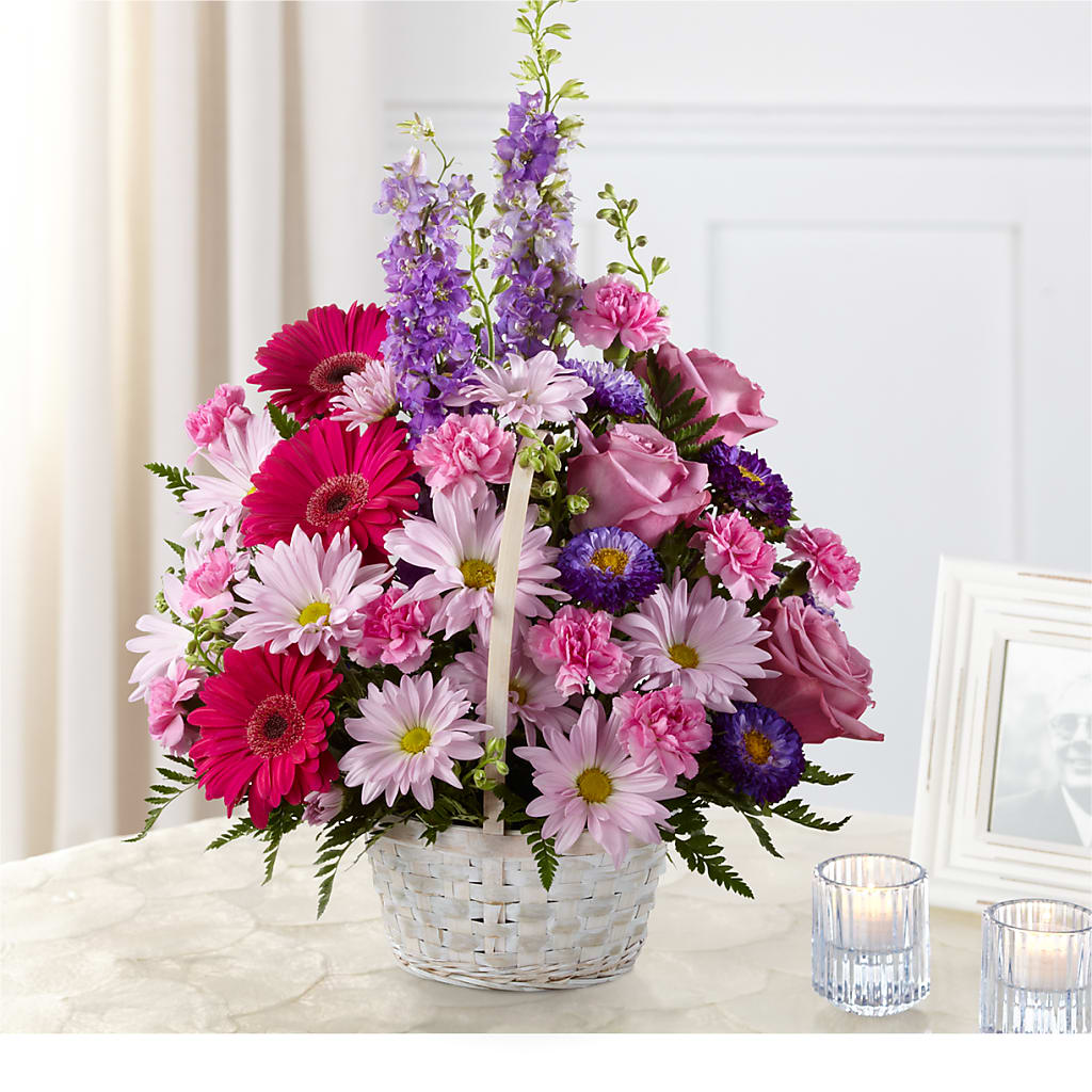 Pastel Peace Basket – Seminole Flower Shop Inc, Sanford FL