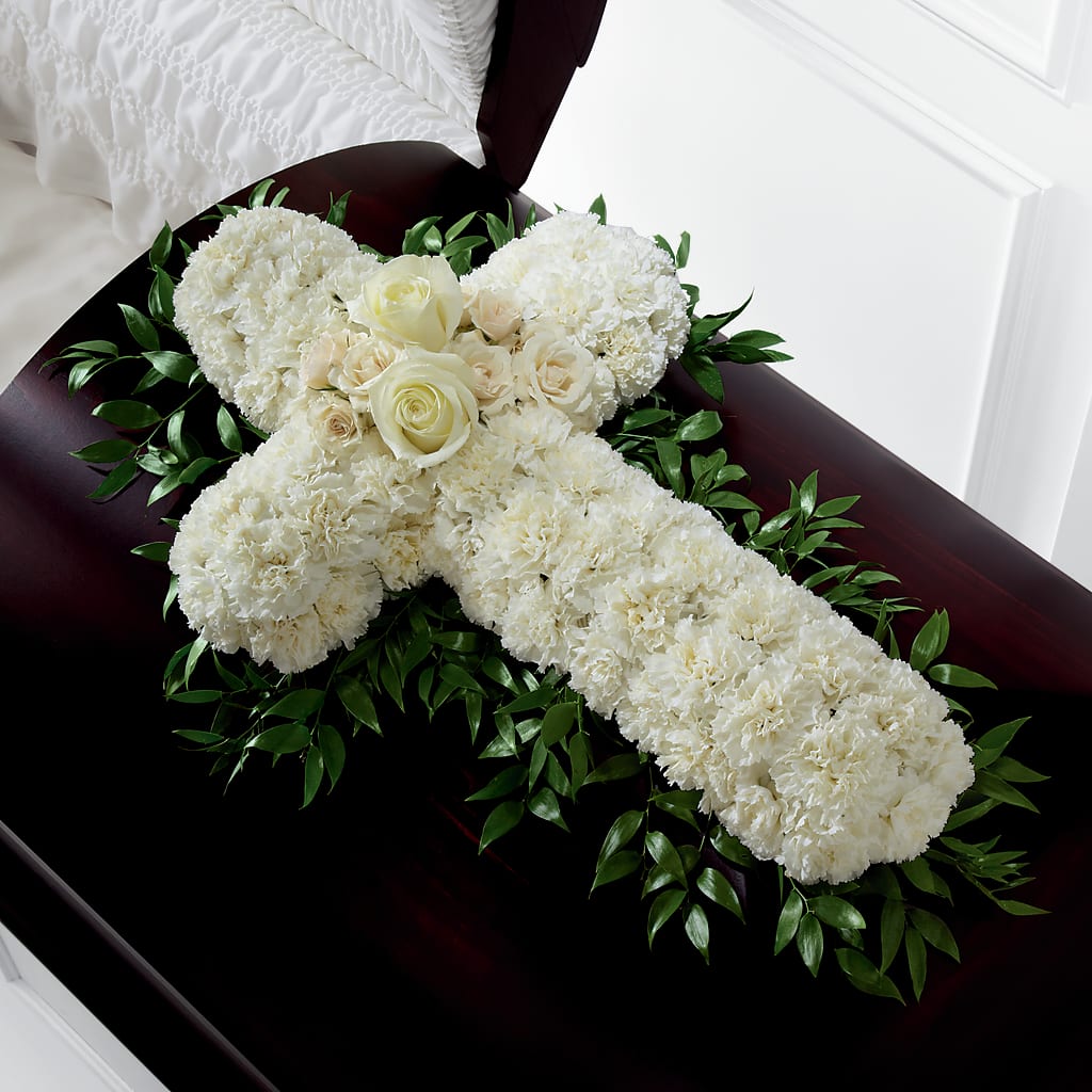 Peaceful Memories Casket Spray (Standard) – Seminole Flower Shop Inc, Sanford FL