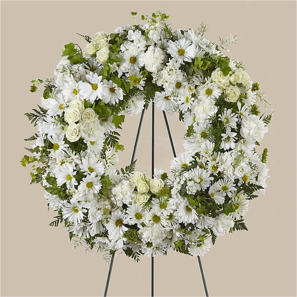 Faithful Wishes Wreath – Seminole Flower Shop Inc, Sanford FL