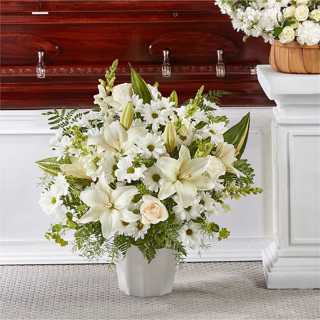 Thoughts of Tranquility Floor Basket – Seminole Flower Shop Inc, Sanford FL