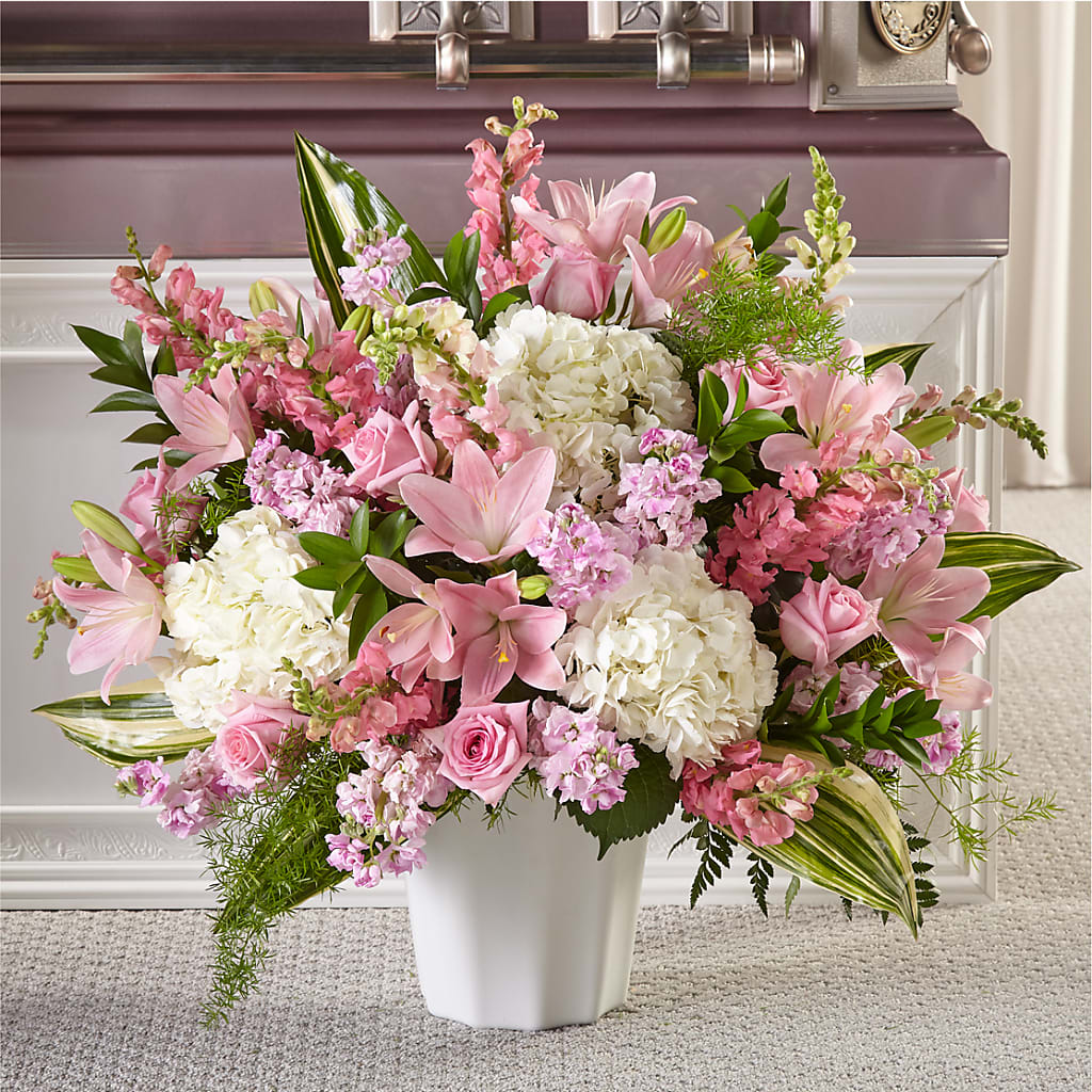 Simply Serene Floor Basket – Seminole Flower Shop Inc, Sanford FL
