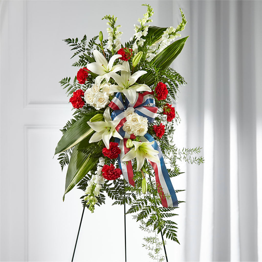 Stars of Life Standing Spray – Seminole Flower Shop Inc, Sanford FL