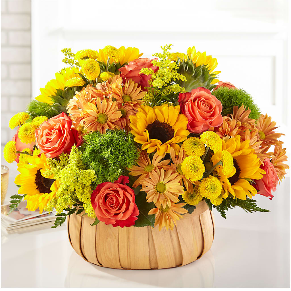 Harvest Sunflower Basket – Seminole Flower Shop Inc, Sanford FL