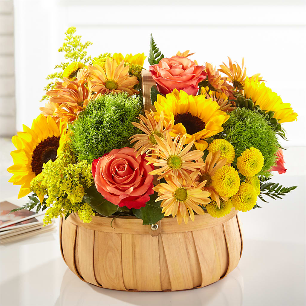 Harvest Sunflower Basket – Seminole Flower Shop Inc, Sanford FL