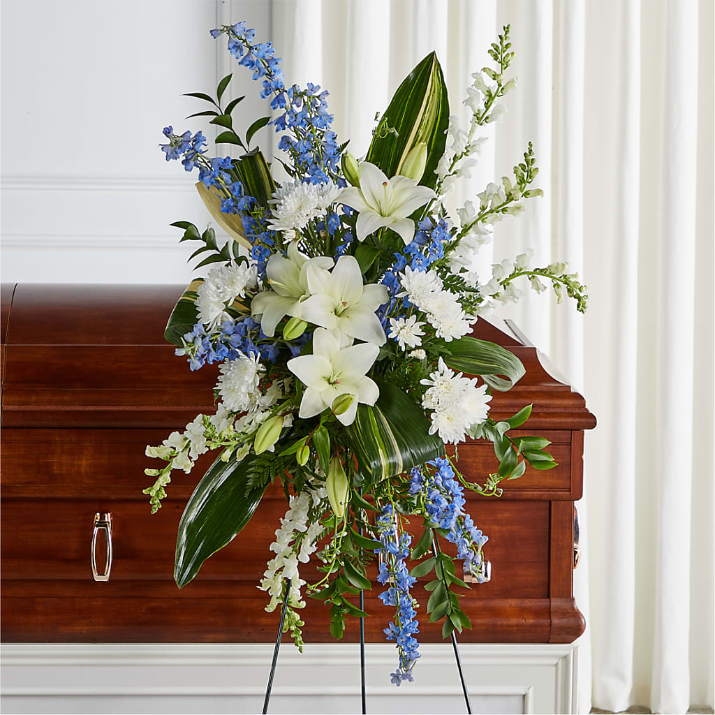 Eternal Impressions Standing Spray – Seminole Flower Shop Inc, Sanford FL