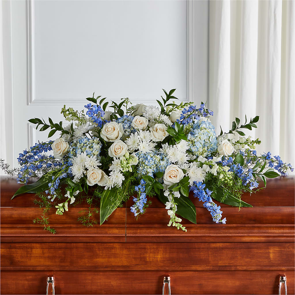 Timeless Essence Casket Spray – Seminole Flower Shop Inc, Sanford FL