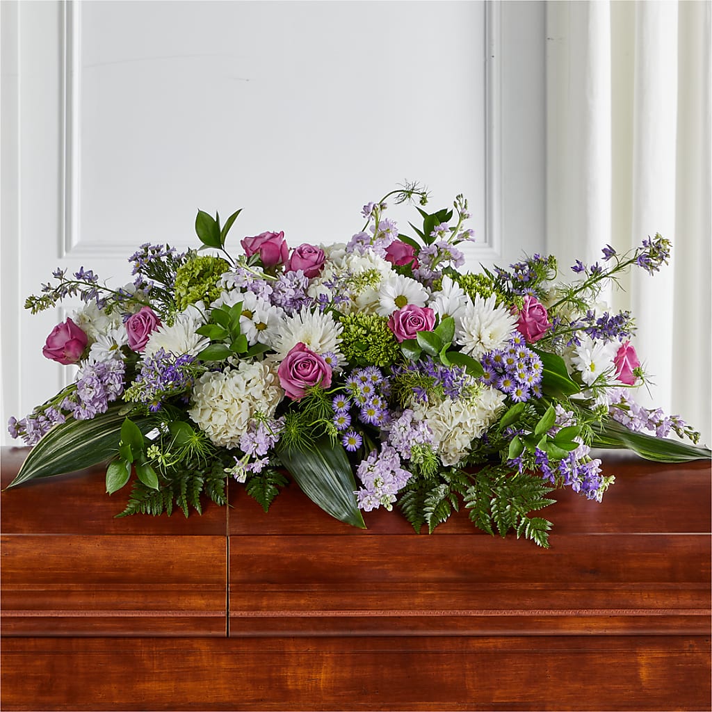 Meadows of Serenity Casket Spray – Seminole Flower Shop Inc, Sanford FL