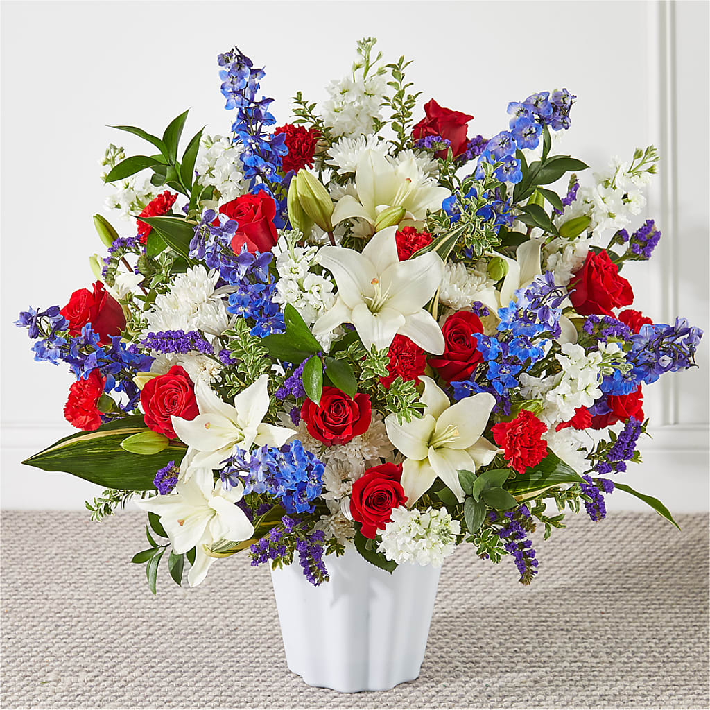Consoled Floor Basket – Seminole Flower Shop Inc, Sanford FL