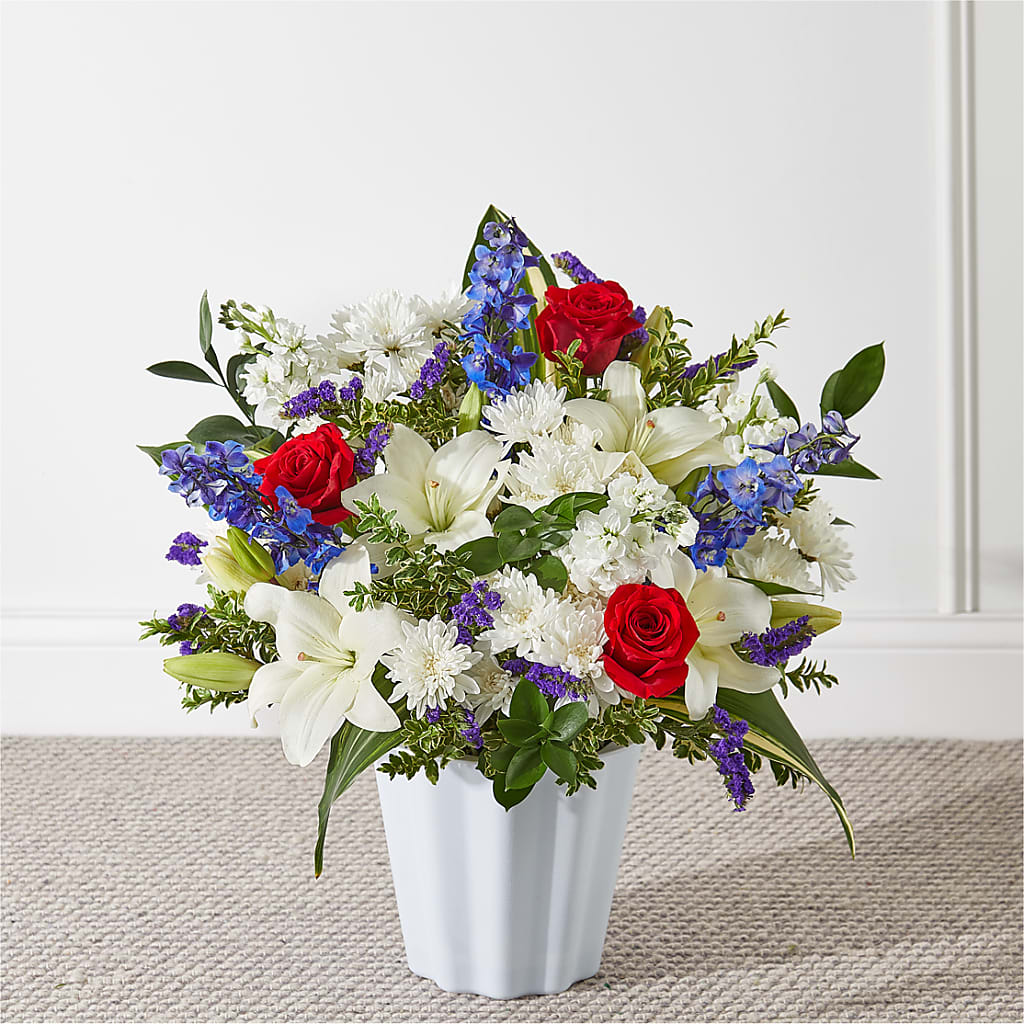 Consoled Floor Basket – Seminole Flower Shop Inc, Sanford FL