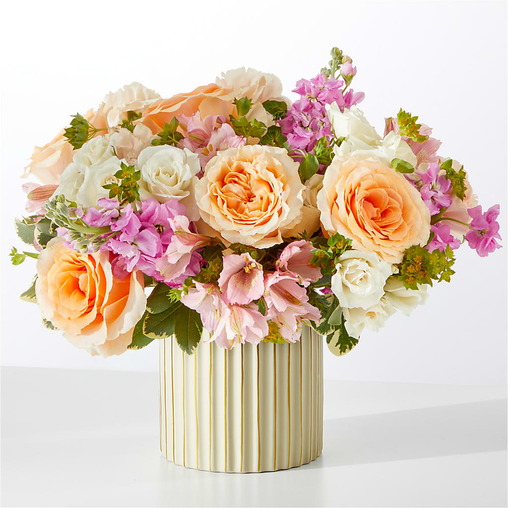 Paradise Bouquet with Ivory Vase – Seminole Flower Shop Inc, Sanford FL