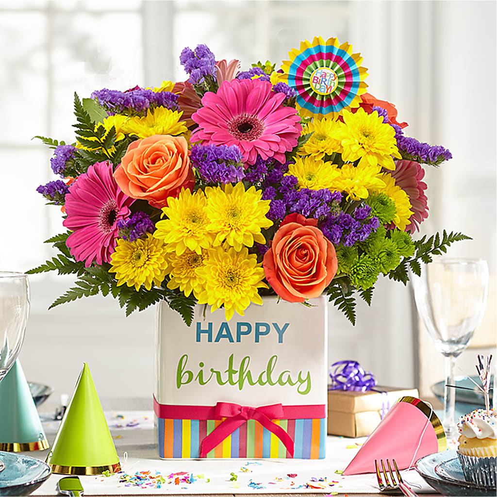 Birthday Brights Bouquet –  Seminole Flower Shop Inc, Sanford FL