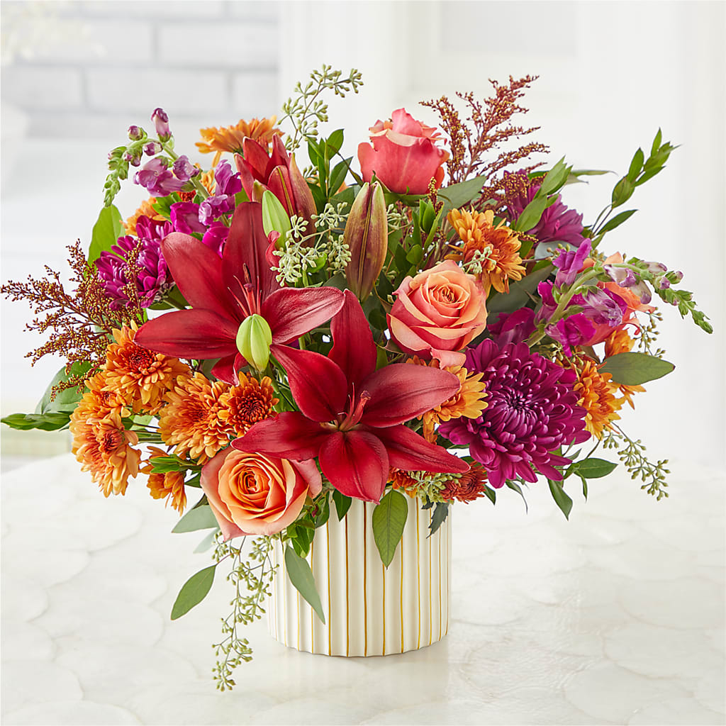 Burgundy Landscape Bouquet –  Seminole Flower Shop Inc, Sanford FL