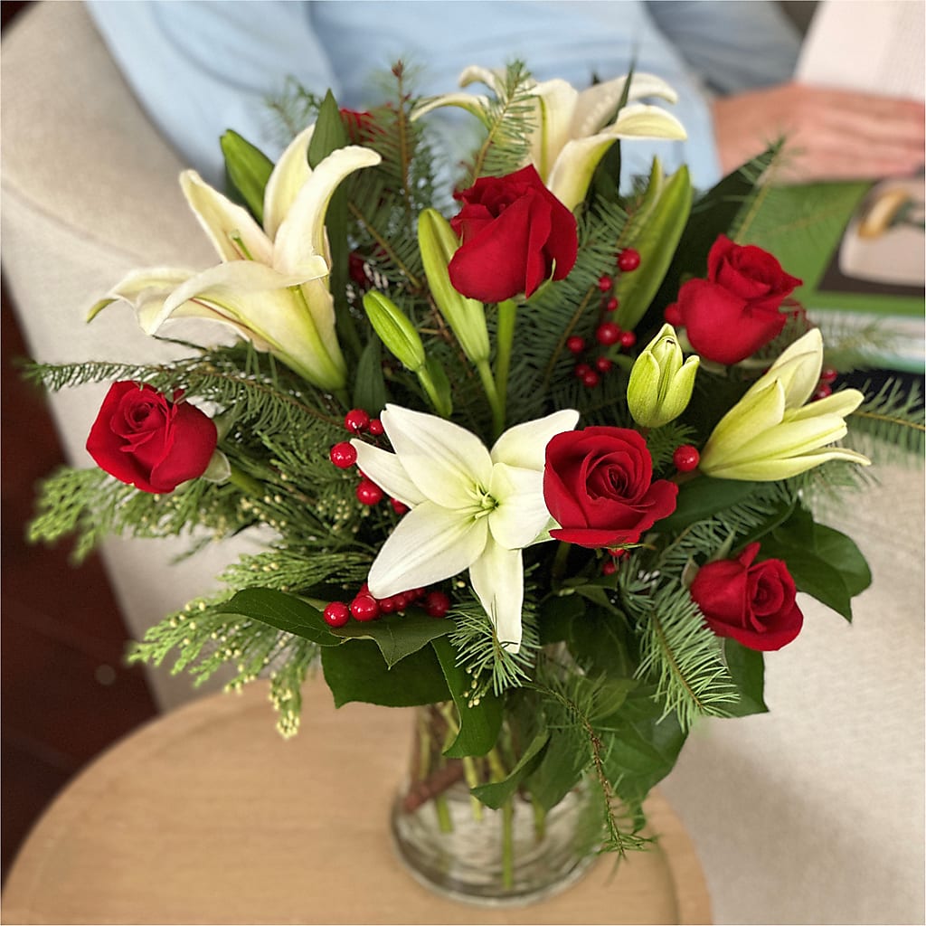 Sparkling Snowflakes Bouquet –  Seminole Flower Shop Inc, Sanford FL