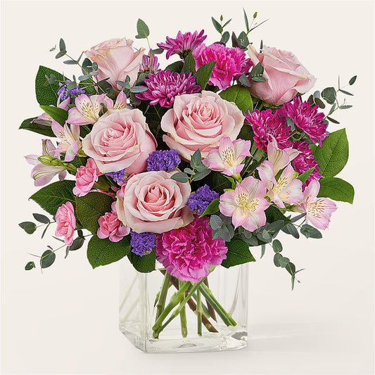 Rosy Radiance Bouquet –  Seminole Flower Shop Inc, Sanford FL