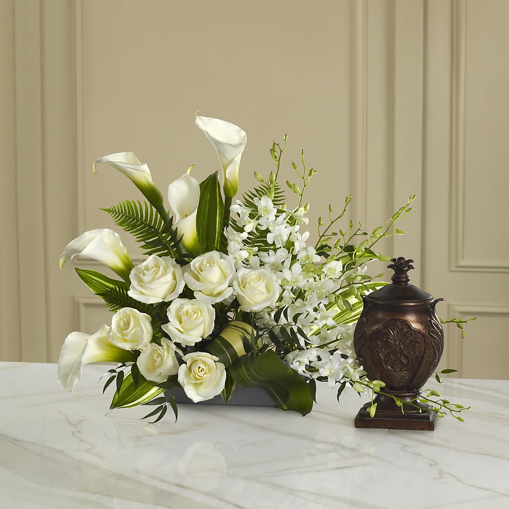 peace lily funeral plants At Peace Arrangement