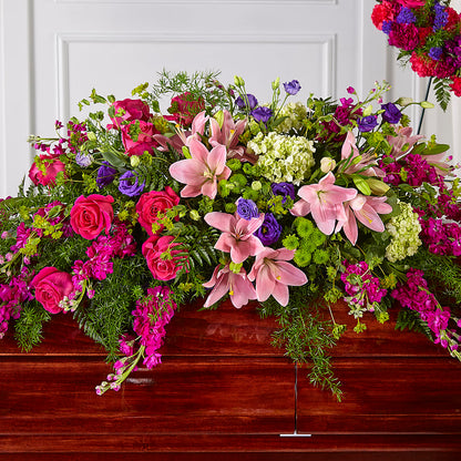 Radiant Tribute Casket Spray –  Seminole Flower Shop Inc, Sanford FL