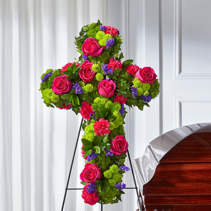 Tribute Rose Floral Cross –  Seminole Flower Shop Inc, Sanford FL