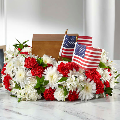 Spirit of Patriotism Cremation Adornment –  Seminole Flower Shop Inc, Sanford FL