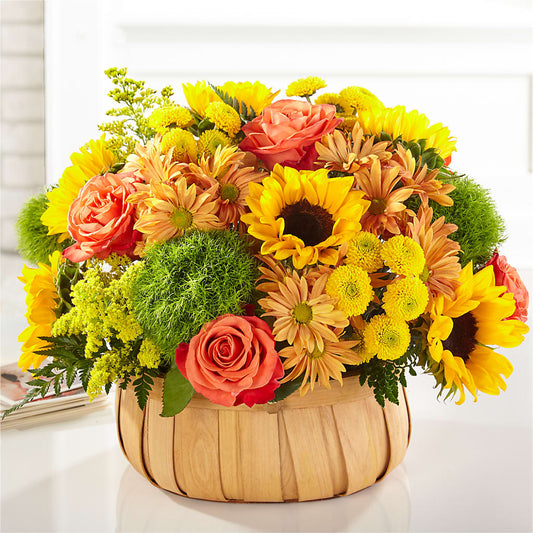 Harvest Sunflower Basket –  Seminole Flower Shop Inc, Sanford FL