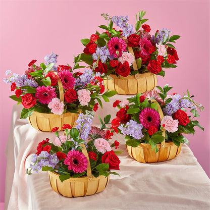 Pink Picnic Basket –  Seminole Flower Shop Inc, Sanford FL