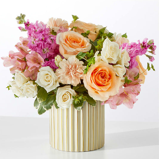 Paradise Bouquet with Ivory Vase –  Seminole Flower Shop Inc, Sanford FL